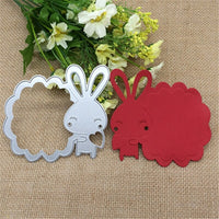 
              Stanzschablone "Hase / Kaninchen #2" | 11,8 cm x 9,7 cm
            