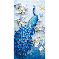 
              Diamantstickerei-Set "Pfau #2" | 40 cm x 30 cm - 70 cm x 50 cm
            