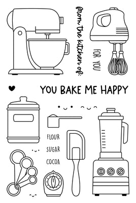 Clear Stempel-Set "Backen #1" | 16 cm x 11 cm