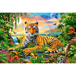 Diamantstickerei-Set "Tiger #4" | 30 cm x 40 cm - 50 cm x 70 cm