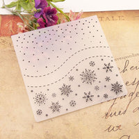 
              Prägeschablone "Schneeflocken #5" | 15 cm x 15 cm
            