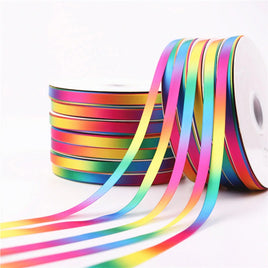 Satinband Regenbogen | 10 mm - 25 mm | 4,50 m